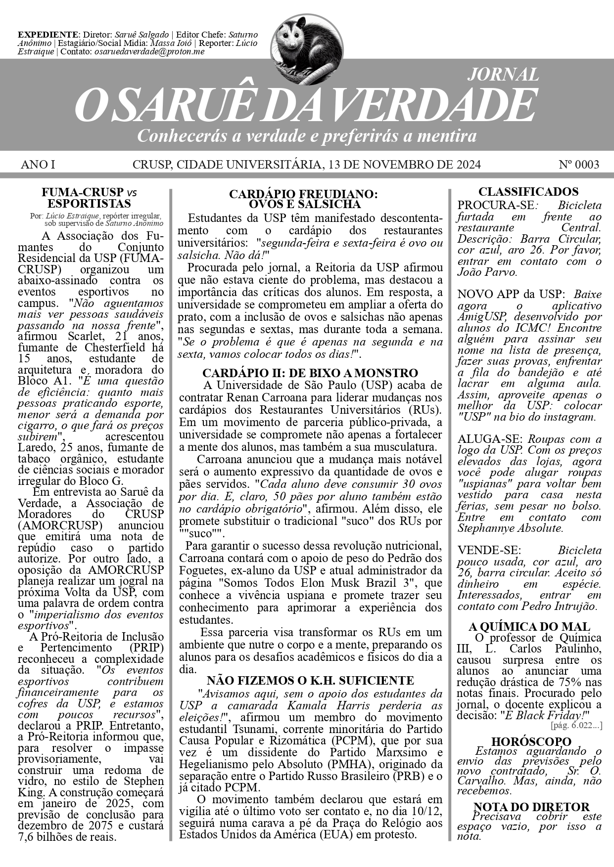 O SAURUÊ DA VERDADE Nº 003_final