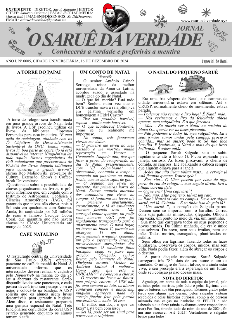 O SARUE DA VERDADE N 005